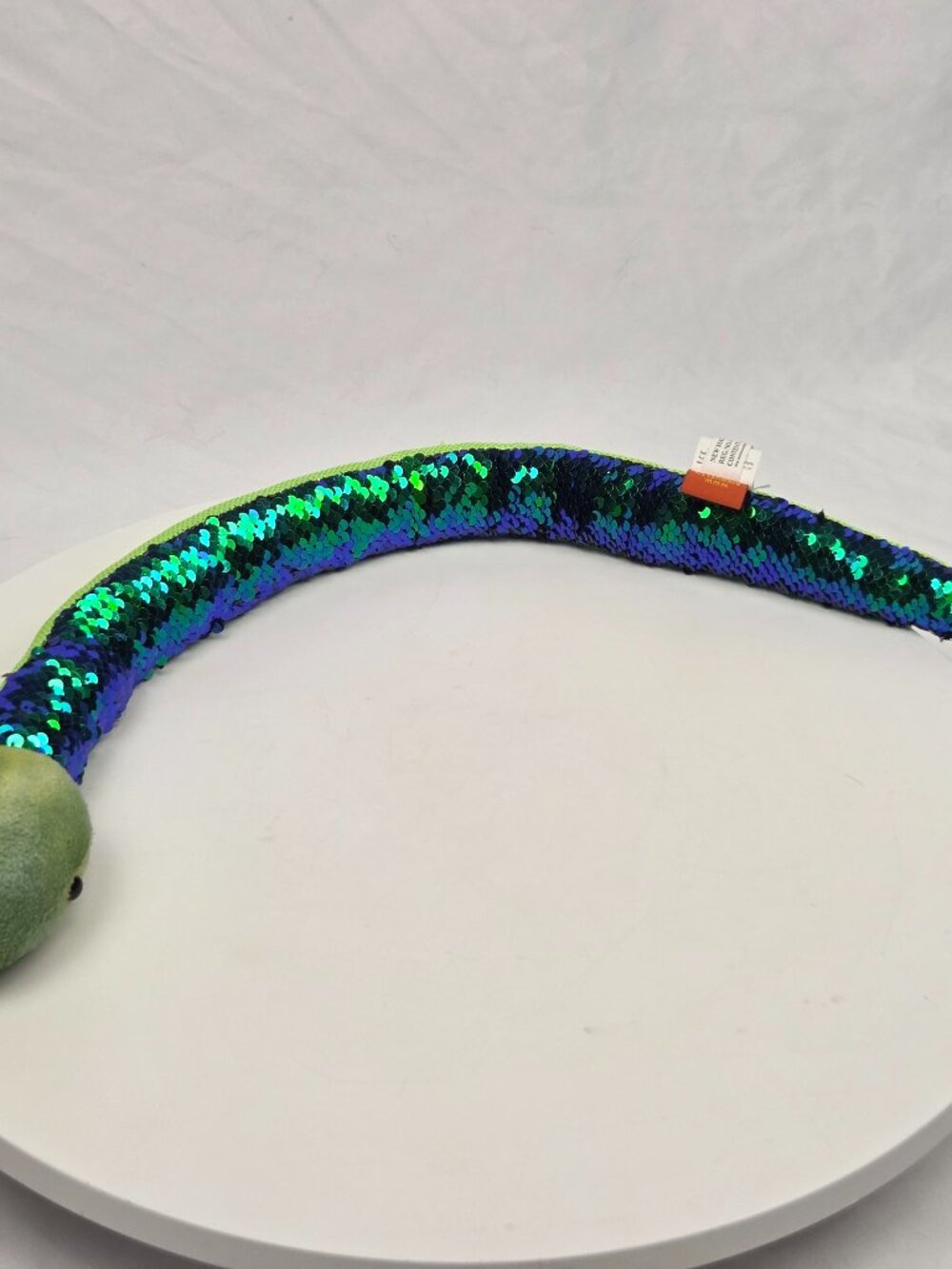 Adventure Planet Sequinimals Plush - SNAKE (Sequin - Blue/Green & Black) 26"